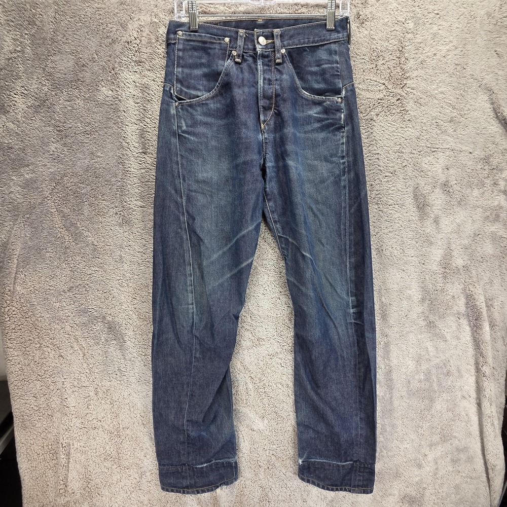 Vintage Levis Engineered Jeans Mens 28x31 Blue Twisted Medium Wash Button Fly